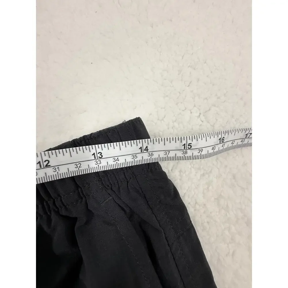 Columbia Black Elastic Waist Multiple Pockets‎ Casual Cargo Shorts Small